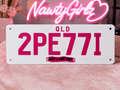 Metal sublimated number plates