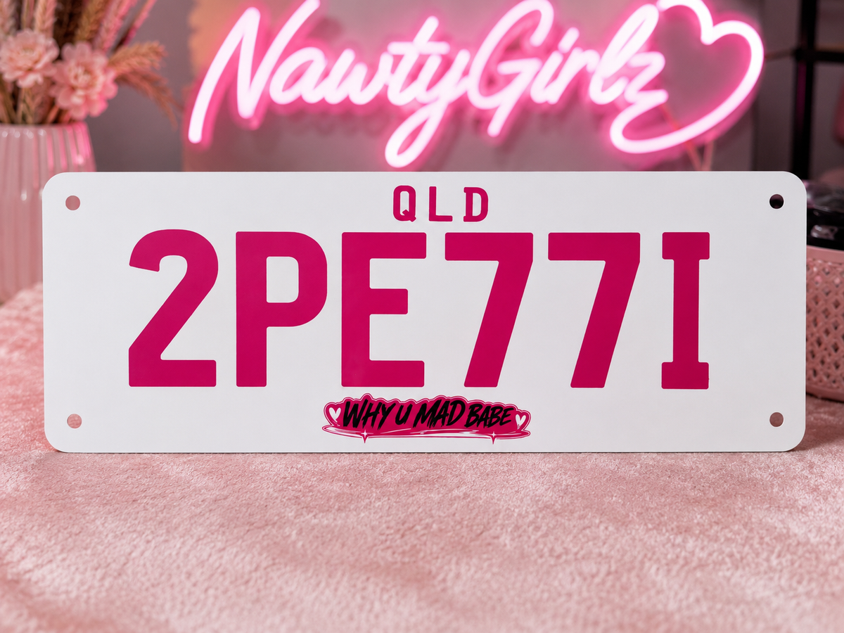 Metal sublimated number plates