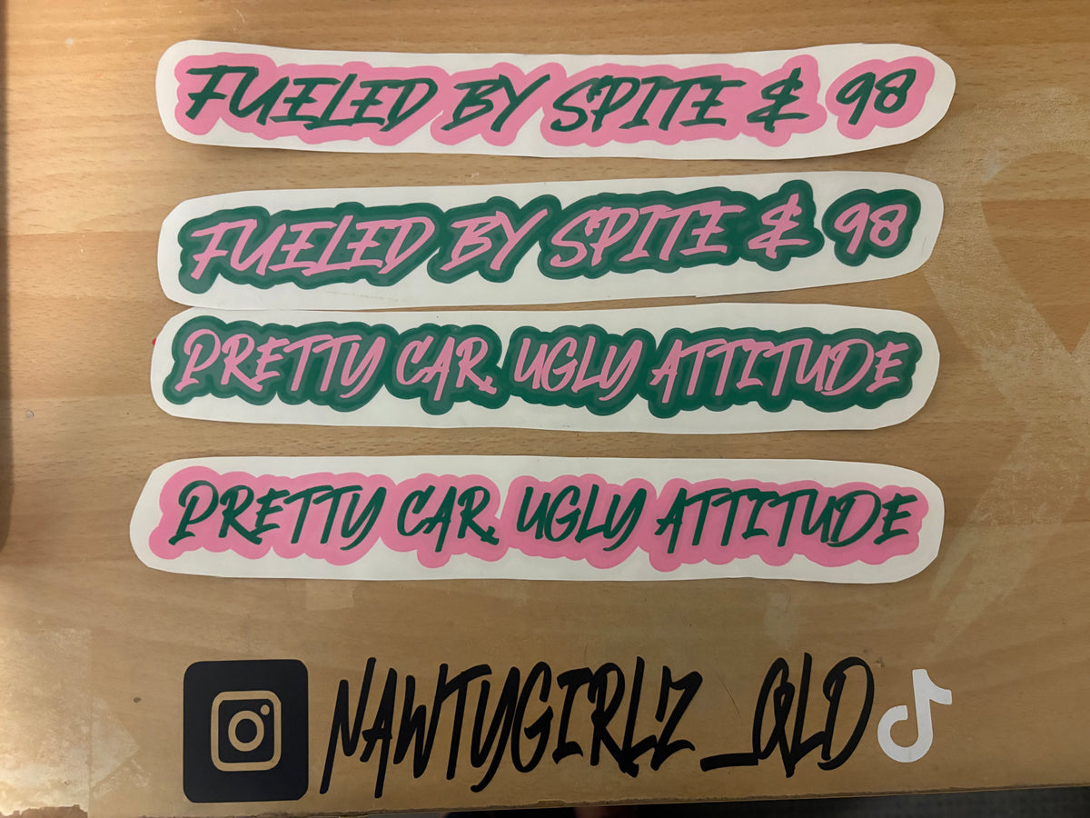 Pre made stickers