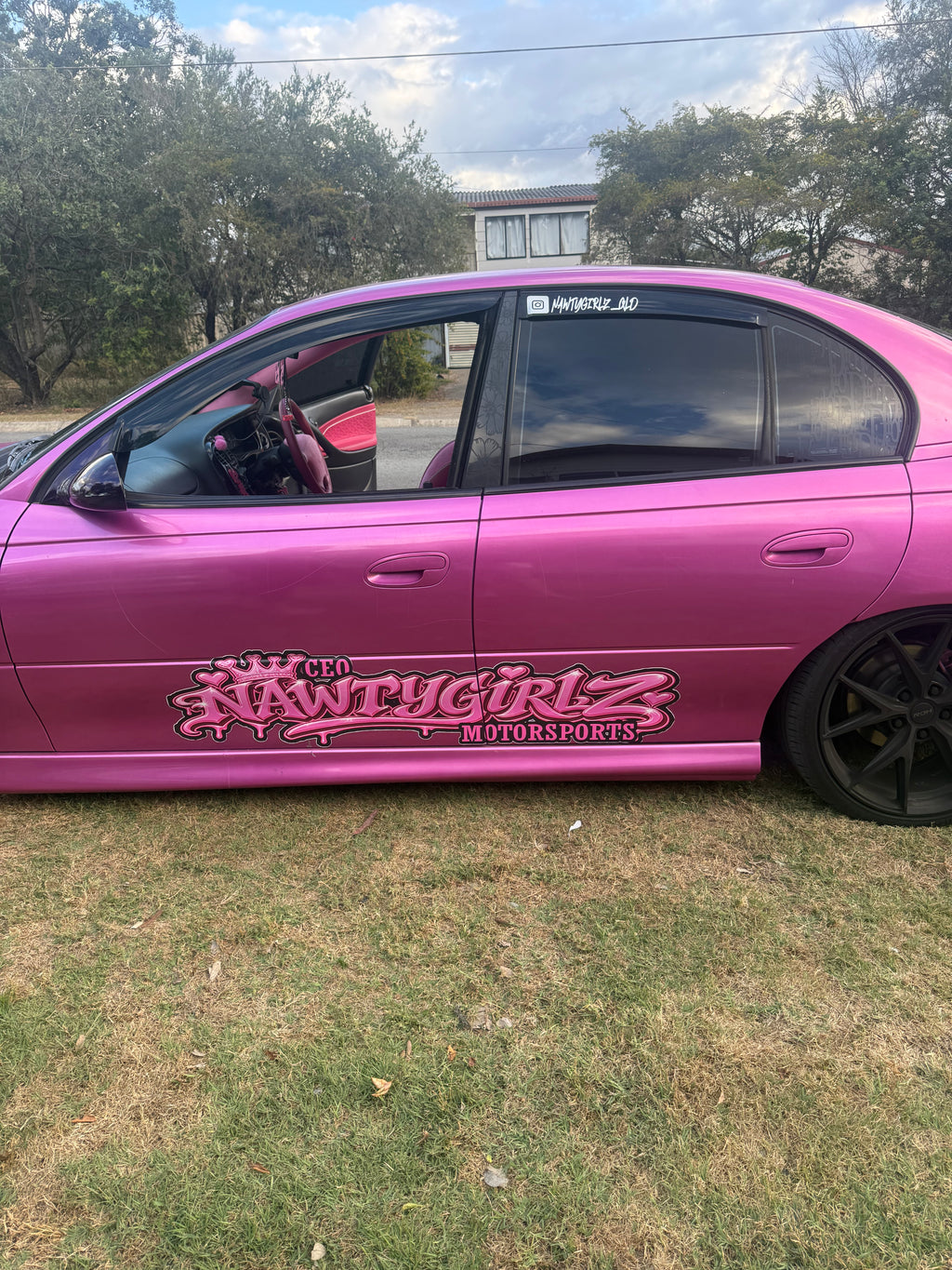 Nawtygirlz motorsports door banner sets