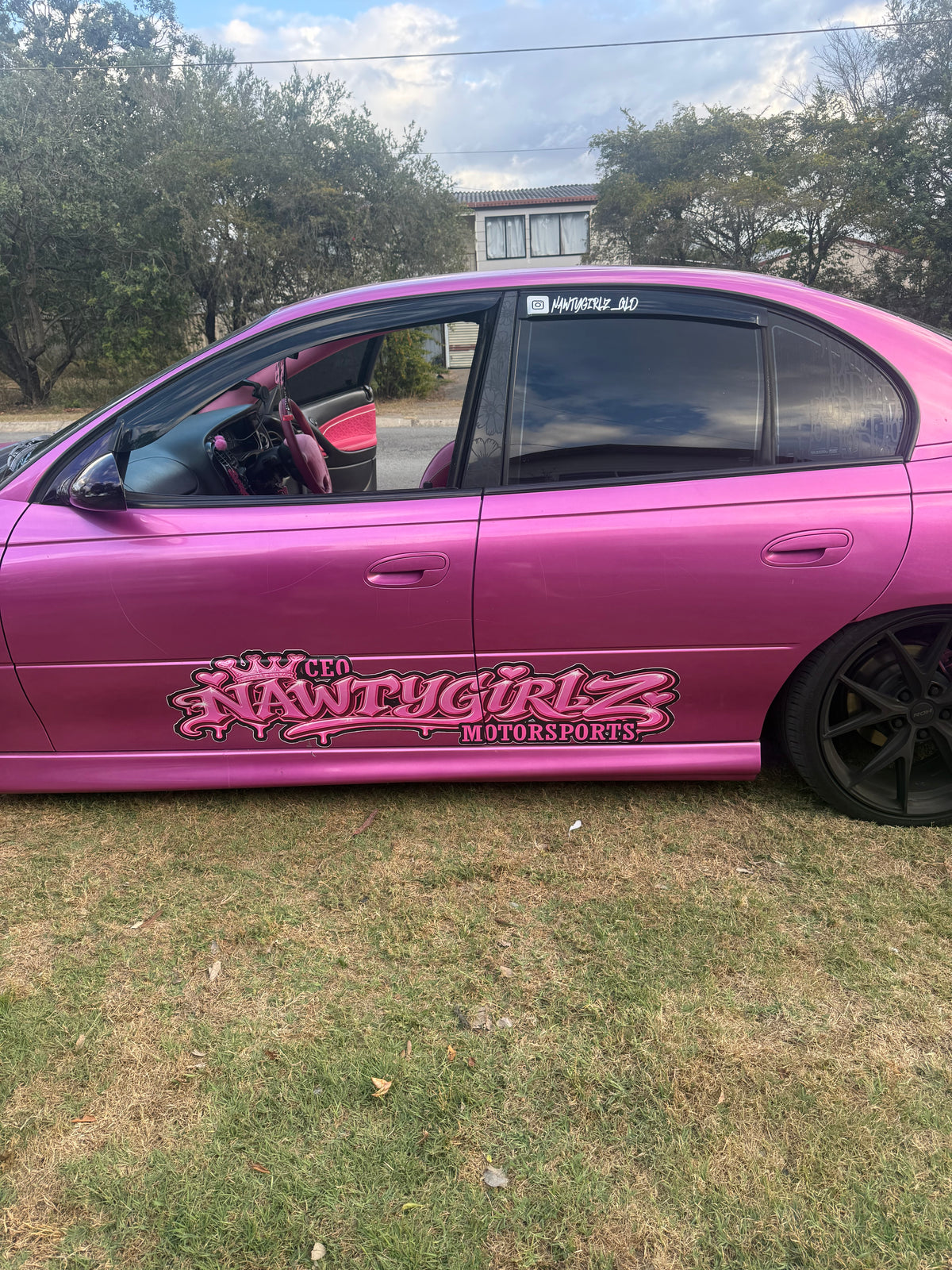 Nawtygirlz motorsports door banner sets