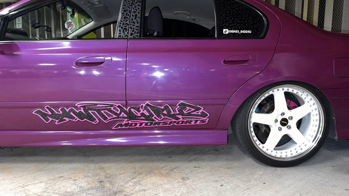 Nawtygirlz motorsports door banner sets