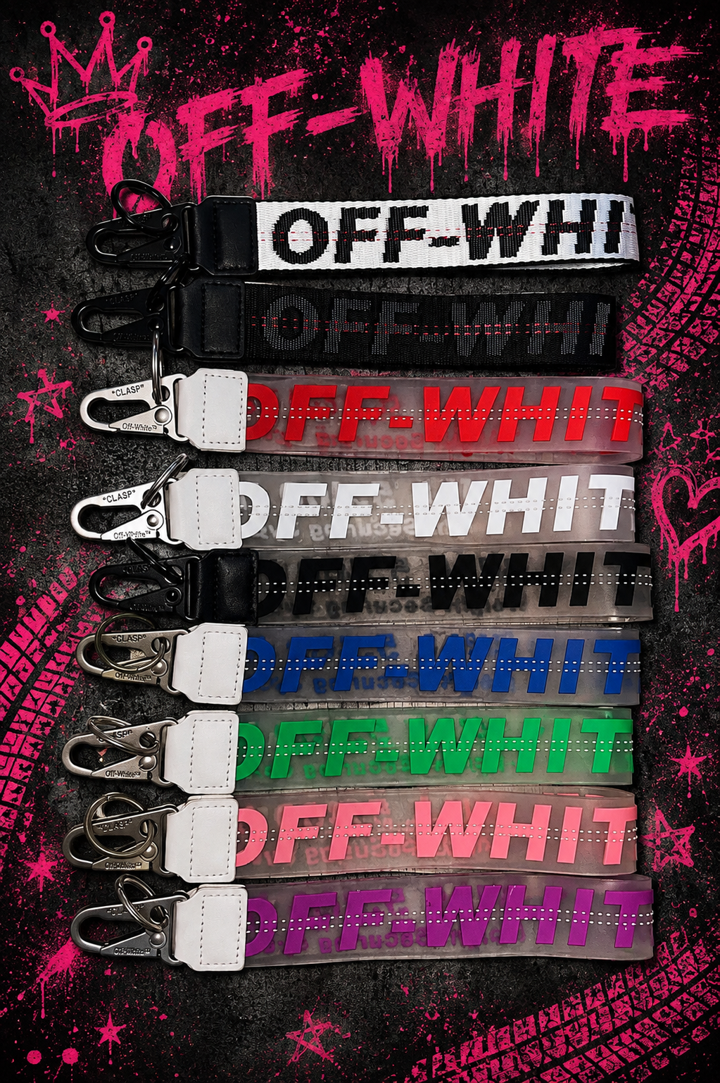Off- white key chains